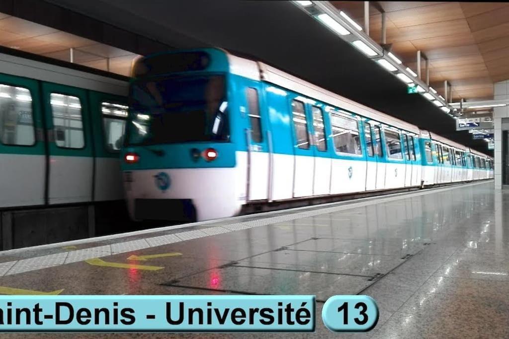 Charmante Studio Ligne 13 Tram 5 Saint Denis Pierrefitte-sur-Seine Ngoại thất bức ảnh