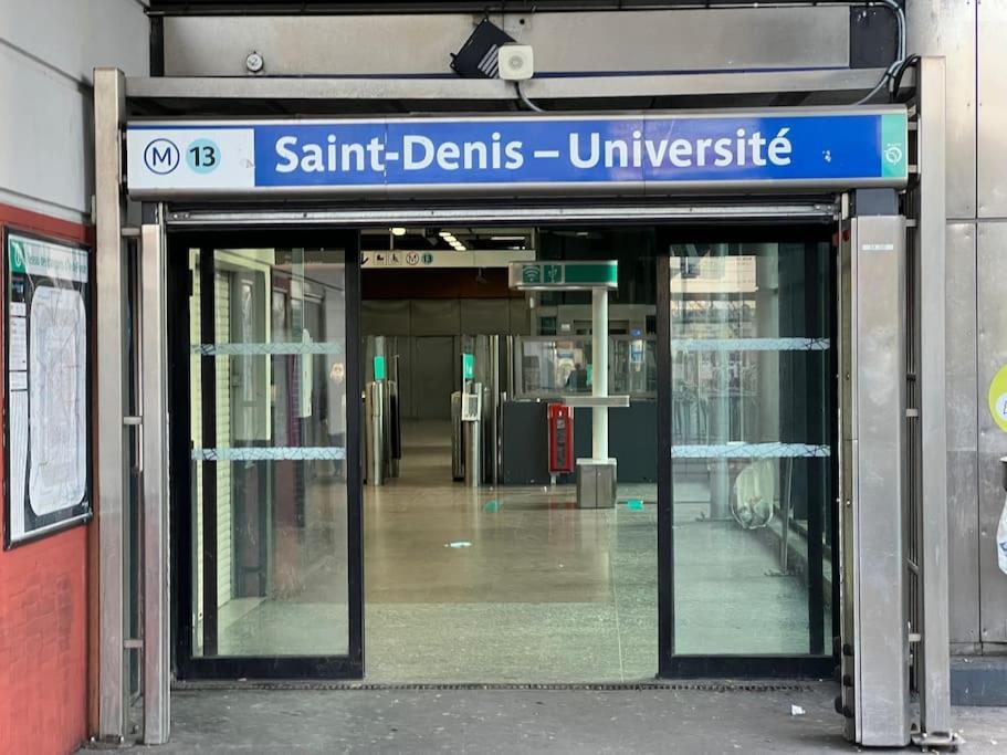 Charmante Studio Ligne 13 Tram 5 Saint Denis Pierrefitte-sur-Seine Ngoại thất bức ảnh